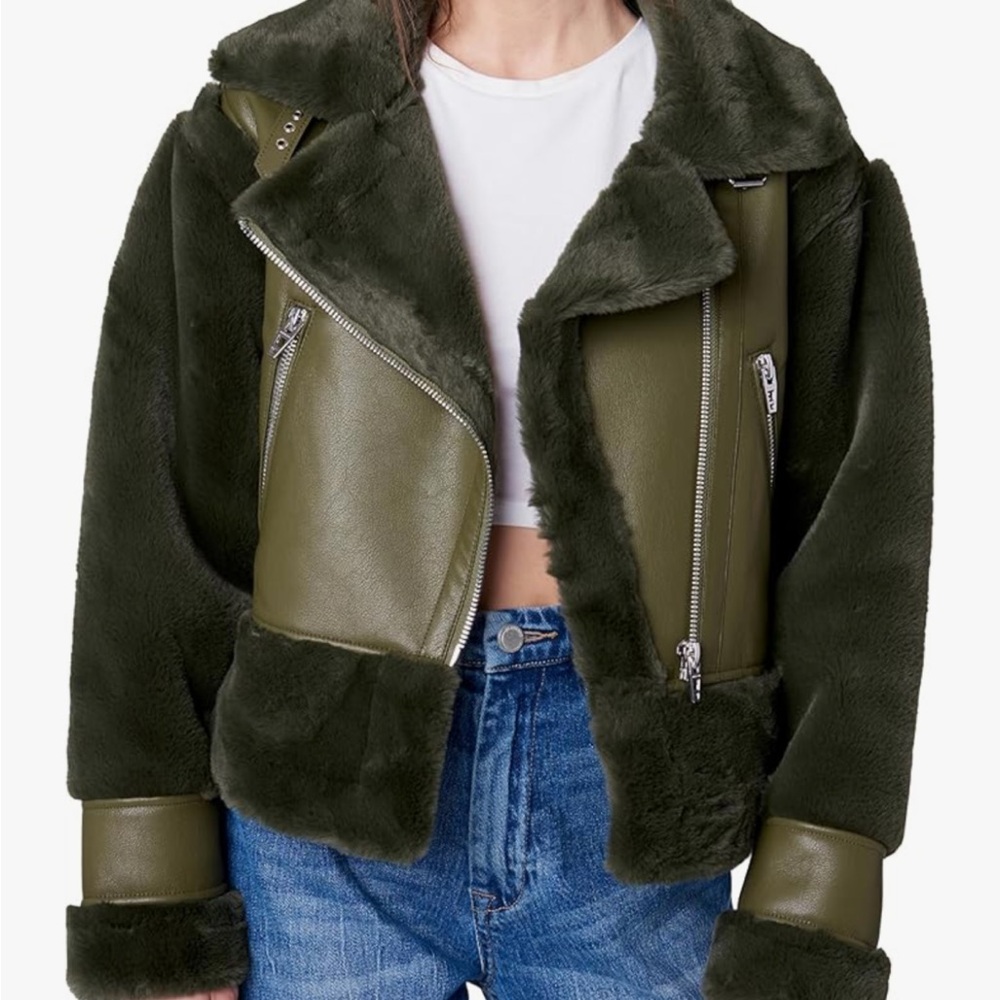 BlankNYC Leather Moto Jacket